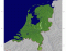 Paesi Bassi carta fisica