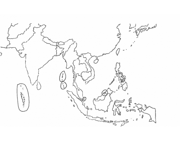 South/Southeast Asia Political Map Quiz