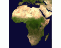 Poloha a členitosť pobrežia Afriky 