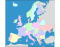 Harta politică a Europei (Cls.VI)