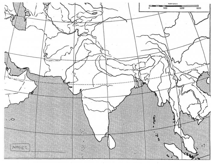 Ancient India Map Quiz