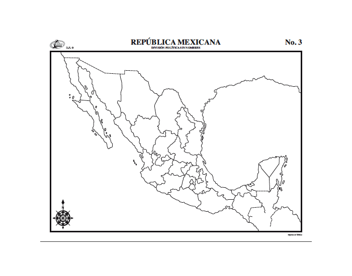 Ubicación de los estados mas pequeños de México. Quiz