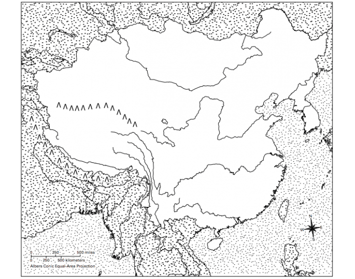 geography-of-ancient-china-map-activity-utskrivbart-arbetsblad