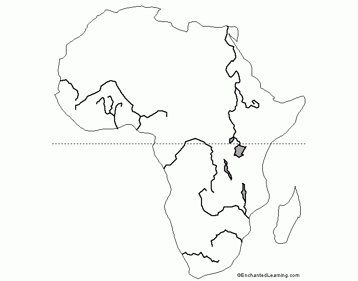 Print Map Quiz: Mapa Físico de África :v (geografía - geografia e