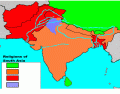 South Asia Religions Map