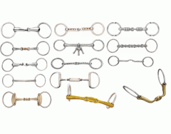 Types of snaffle horse bit mouthpiece