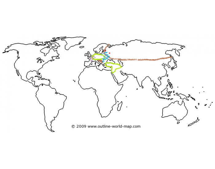 APWH Map of the Contemporary World (Pt 1) Quiz