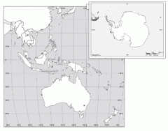 Political Map of SE Asia and the Pacific World