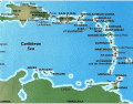 Largest Administrative Division of the Countries of the Lesser Antilles (Population)