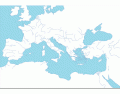 Roman Empire Map (Key Places)