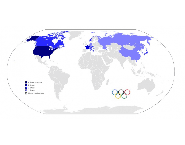 Winter Olympics Hosting Countries (through 2022) Quiz