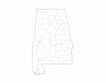 Alabama Counties - Part 5 (RED)