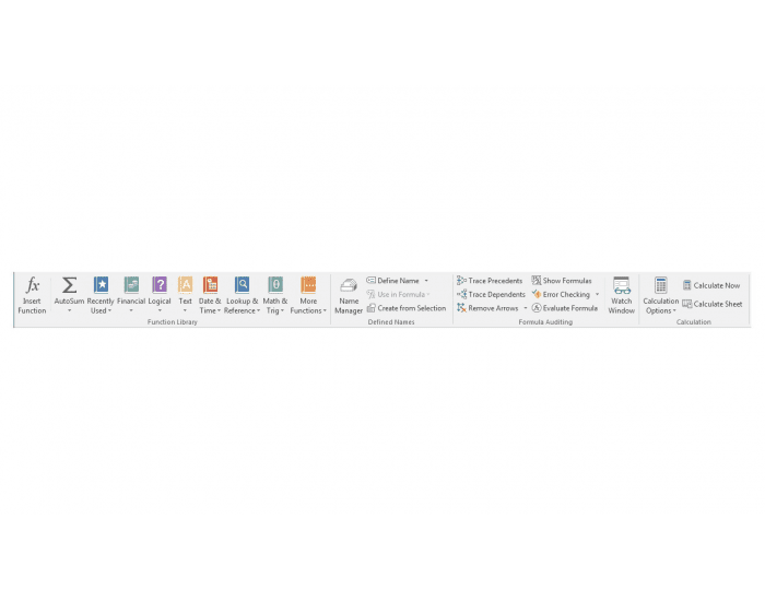 Excel Formula Ribbon Review Quiz