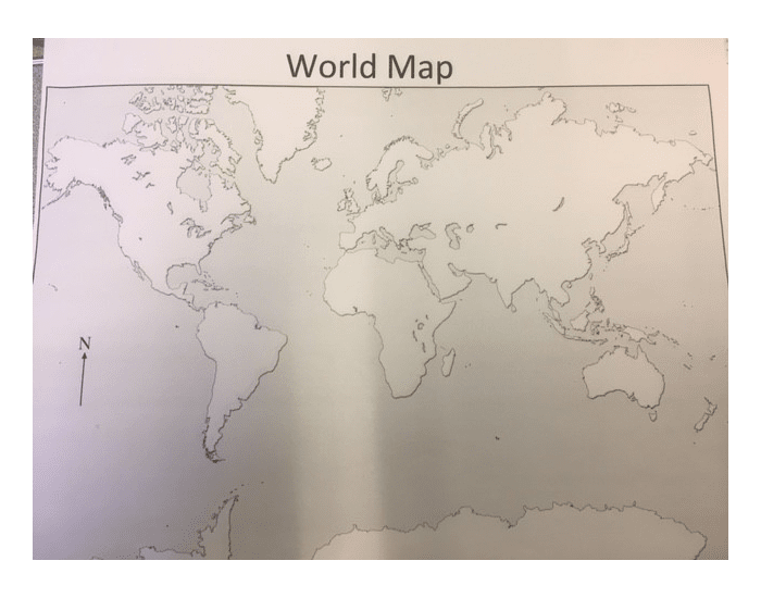 Continents and Oceans - 6th Grade Quiz