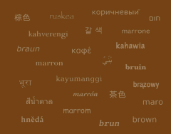 BROWN in any language