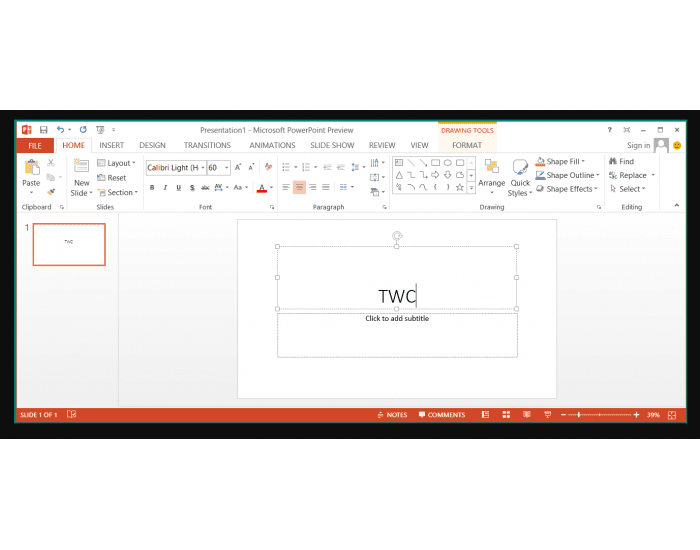 POWERPOINT 2013 INTERFACE PARTS Quiz