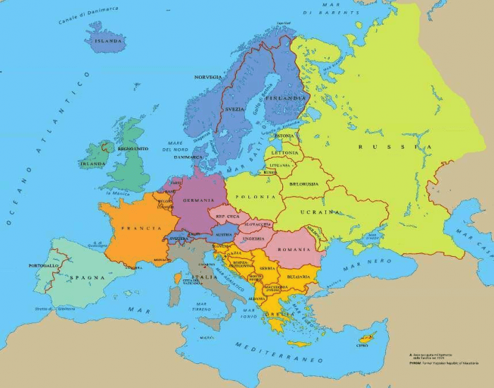 Regioni europee Quiz