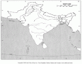 Južna Azija- fizičko geografska karta