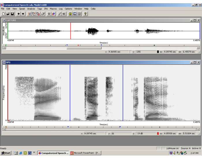 Spectrogram Games /g/ on the Spectrogram Quiz