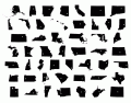 US States -  By Shape