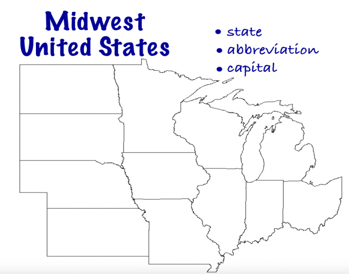 Midwest State Abbreviation And Capital Quiz