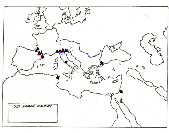 Ancient Rome Map Quiz