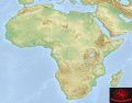 Afrika domborzata