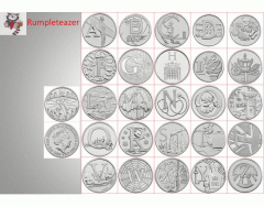 UK Alphabet Coins