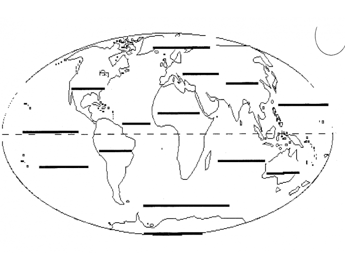 Oceans And Continents Quiz