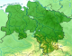 5 dots: Mountain Ranges of Niedersachsen