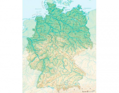 5 dots: Mountain Ranges of Germany