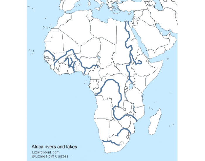 Sub Saharan Rivers Sub-Saharan Africa BoW, Rivers, and Lakes Quiz