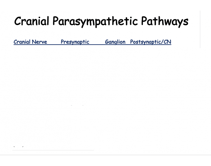 cranl para path Quiz