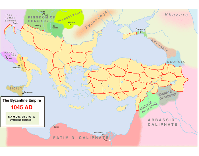 Provinces of the Byzantine Empire Quiz