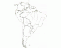 South America - Countries and Rivers