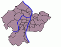 Districts of Coblence (Koblenz)