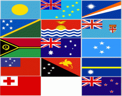 Oceania Flags