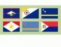 Flags of the Dutch Caribbean islands