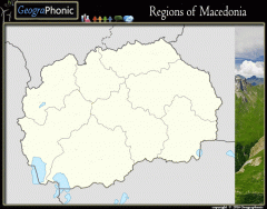 Regions of North Macedonia -  Република Македонија