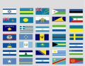 World Flags - Blue