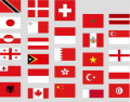 World Flags - Red