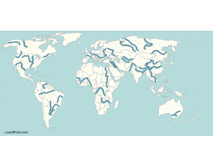 Ap World Rivers Map AP World Rivers Quiz