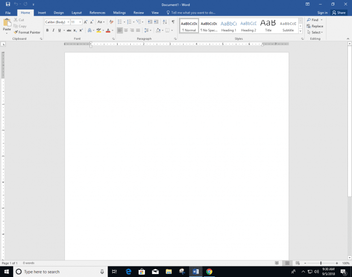Word Loading Window Parts of a Word Window Quiz