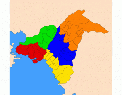 Athens - Attica basin municipalities, Greece