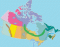 Canada Provinces/Territories and Physical Features