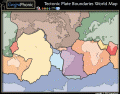 Tectonic plate Boundaries World Map