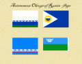 Autonomous Okrugs of Russia flags (English)