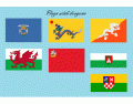 Flags with dragons