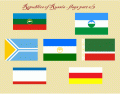 Republics of Russia - flags (English) part 2/3