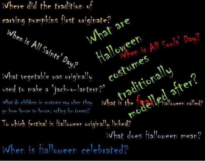 Halloween Q&A Quiz